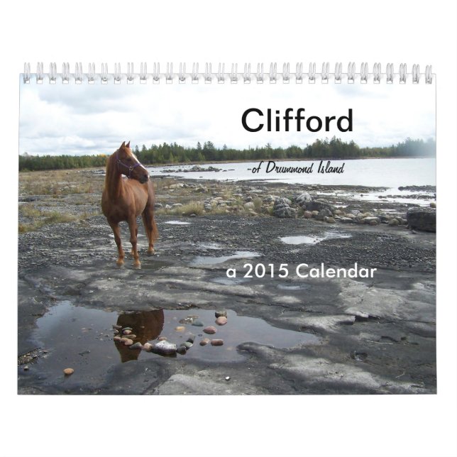Calendrier Mural Clifford le cheval de Morgan (Protection)