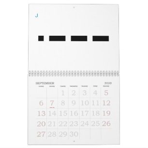 Calendrier Mural Code Morse Alphabet 24 Mois
