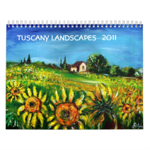 CALENDRIER MURAL COLLECTION DE PAYSAGES TOSCANE 2017