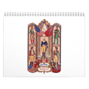 Calendrier Mural Costume militaire de la guerre révolutionnaire