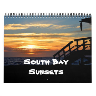 Calendrier Mural Couchers du soleil du sud de baie