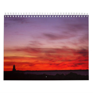 Calendrier Mural Couchers du soleil et tels