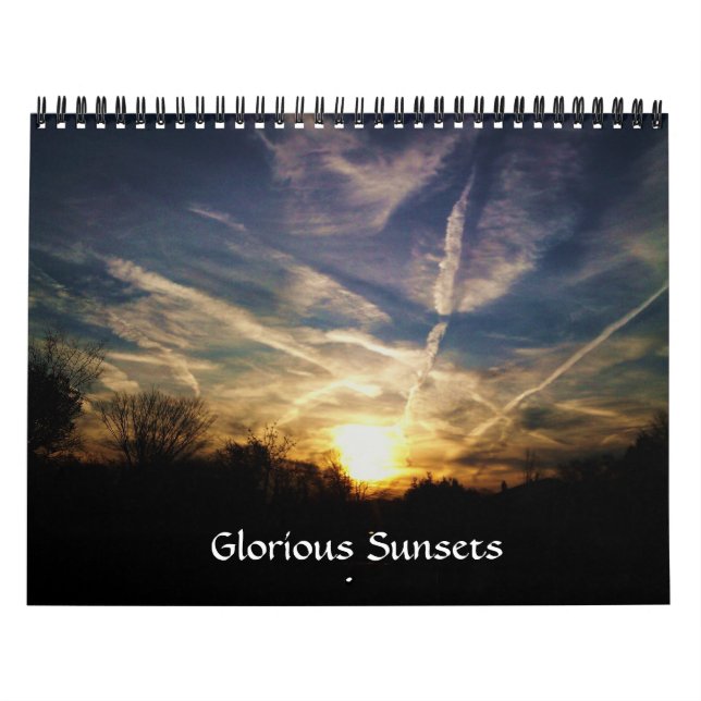 CALENDRIER MURAL COUCHES DE SOLEIL GLORIEUX (Protection)