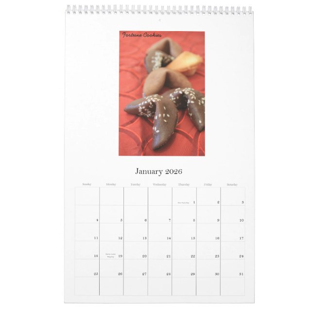 Calendrier Mural Cuisine de la Californie (Jan 2026)