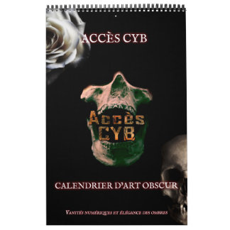 Calendrier mural d’art obscur – Format vertical