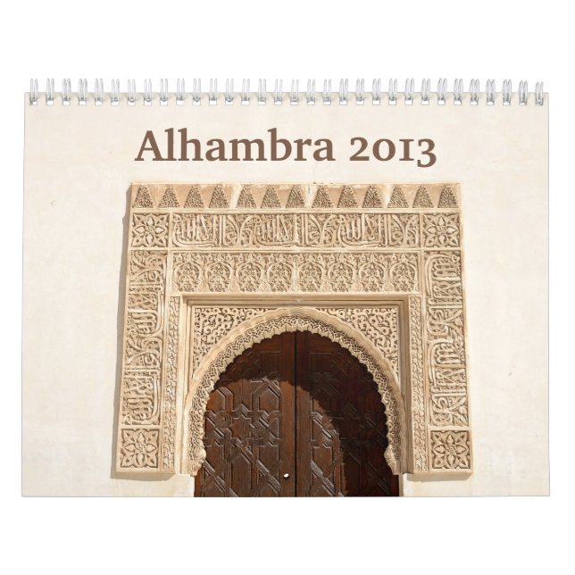 Calendrier mural d'Alhambra 2013 (Protection)