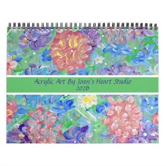 Calendrier mural d'art en acrylique