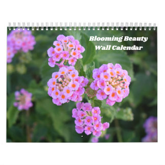 Calendrier mural de beauté florissante