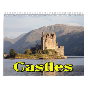 Calendrier mural de châteaux