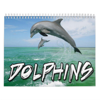 Calendrier mural de dauphins