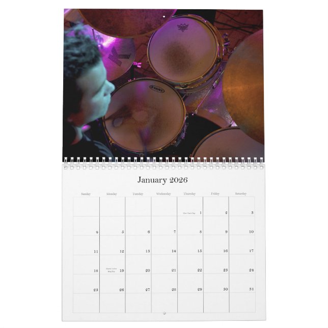 Calendrier mural de FlyCats 2012 (Jan 2026)