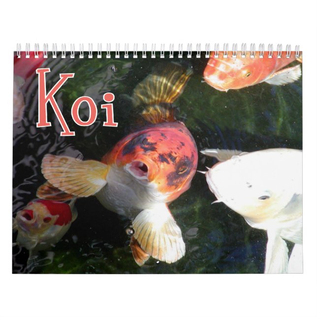 Calendrier mural de Koi (Protection)