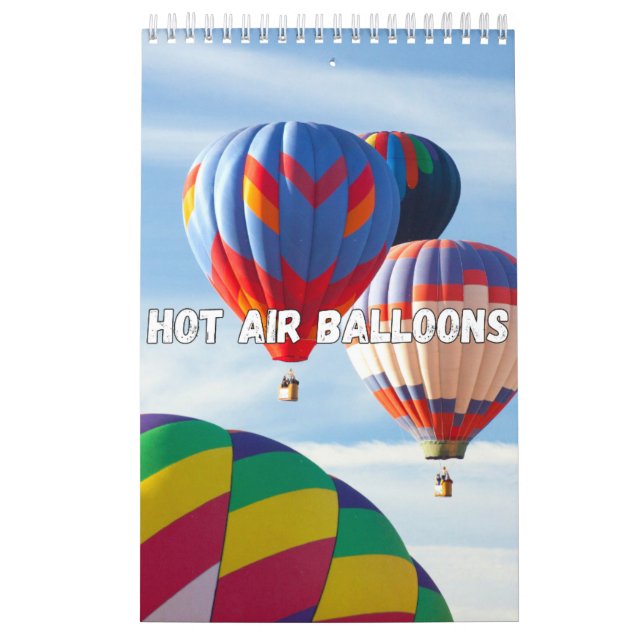 Calendrier mural de la collection de ballons à air (Protection)
