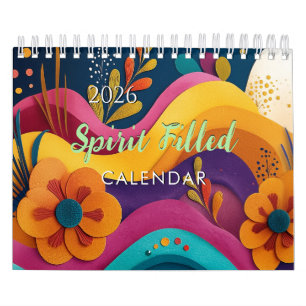 Calendrier mural de la foi 2026 Verset biblique Sp