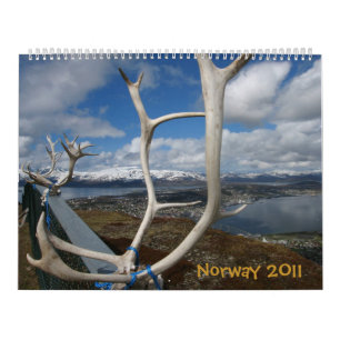 Calendrier mural de la Norvège