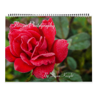 Calendrier mural de la photographie de fleurs