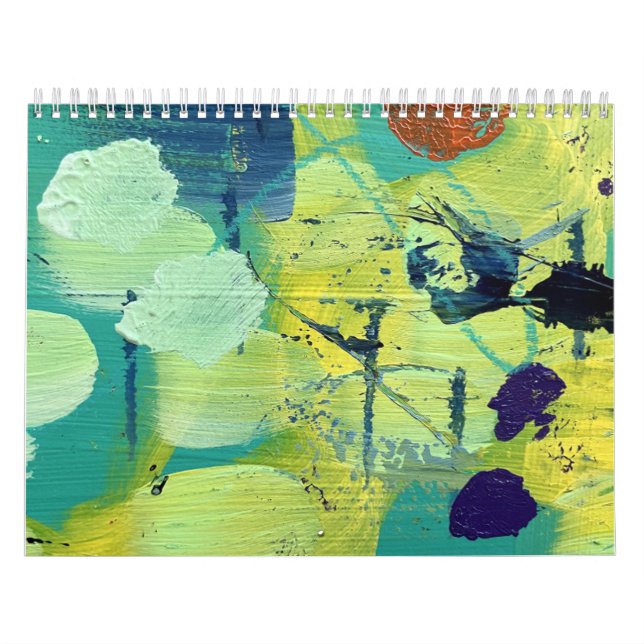 Calendrier mural de l'art abstrait 2025 (Protection)