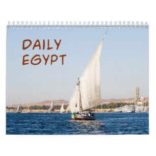 Calendrier mural de l'Égypte quotidienne
