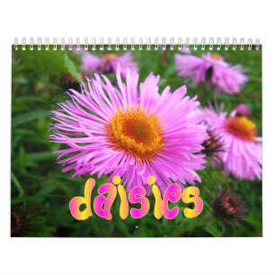 Calendrier mural de marguerites