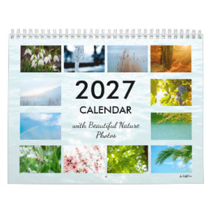 Calendrier mural de photographie de nature 2026