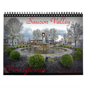 Calendrier mural de vallée de Saucon