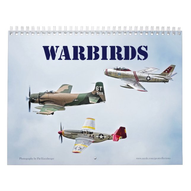 Calendrier mural de Warbirds (Protection)