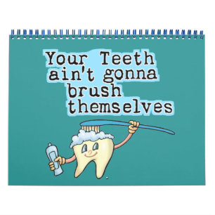 Calendrier Mural Dentistes amusants