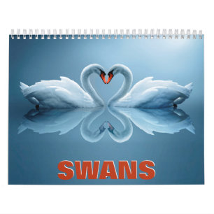 Calendrier mural des cygnes 2022