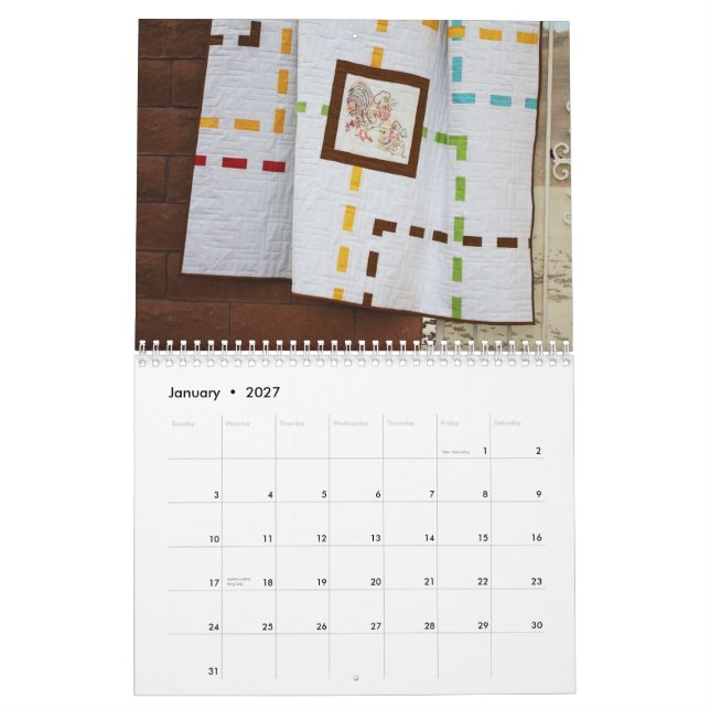 Calendrier mural des ÉDREDONS 2014 (Jan 2027)