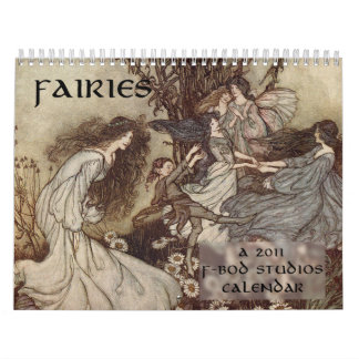 Calendrier mural des fées 2011