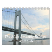 Calendrier mural des ponts les plus Extraordinaire