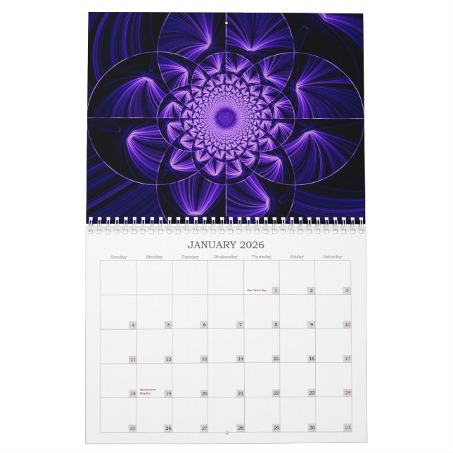 Calendrier Mural Digi-Art (Jan 2026)