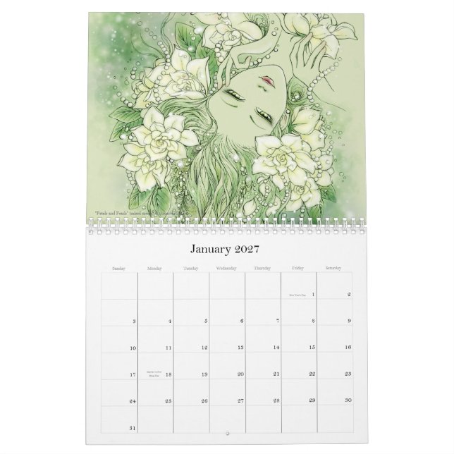 Calendrier mural d'imaginaire (Jan 2027)