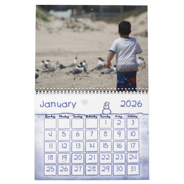 Calendrier Mural Dino-Calender (Jan 2026)