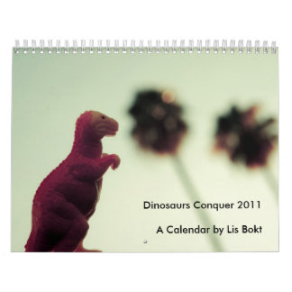 Calendrier Mural Dinosaures conquérant 2011