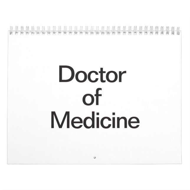 Calendrier Mural Docteur en médecine (Protection)