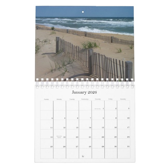 Calendrier Mural Du 08 août au 09 juillet (Jan 2026)