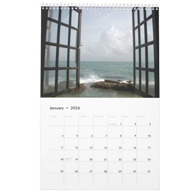 Calendrier Mural Éclat de lumière (Jan 2026)