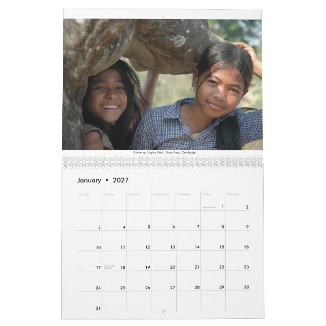 Calendrier Mural Enfants du monde (Jan 2027)