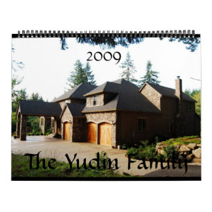 Calendrier Mural Famille de Yudin, 2009