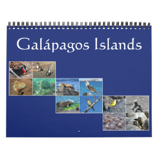 Calendrier Mural faune des Galapagos 2027