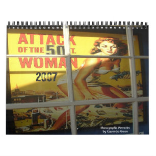 Calendrier Mural Femme de 15 mètres, 2007, Histoires photographiqu