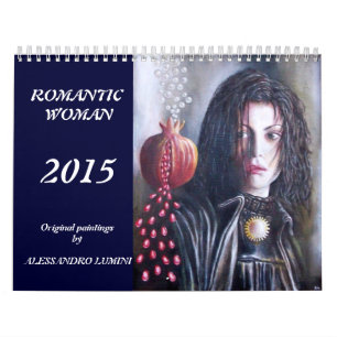 CALENDRIER MURAL FEMME ROMANTIQUE 2015