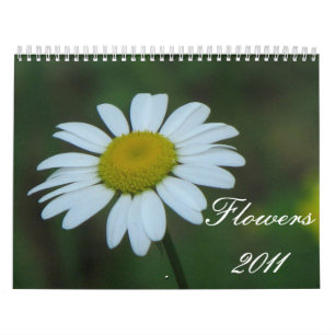 Calendrier Mural Fleurs 2011