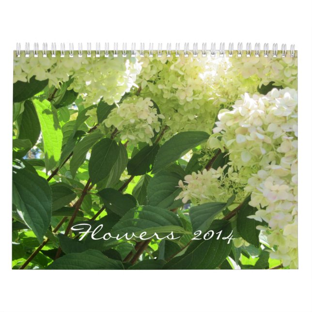 Calendrier Mural Fleurs 2014 (Protection)