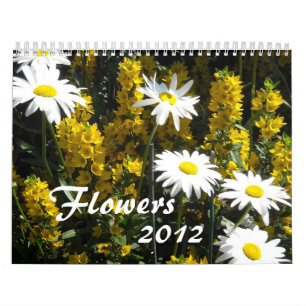 Calendrier Mural Fleurs Incroyables 2012