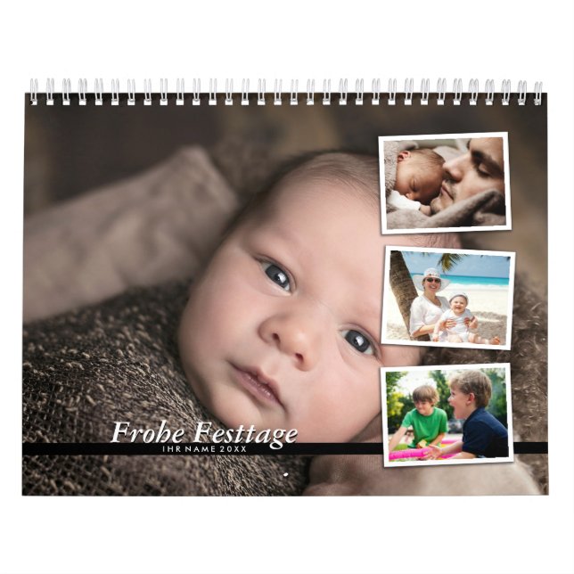 Calendrier Mural Fotokalender gestalten - Familienkalender 2024 (Protection)