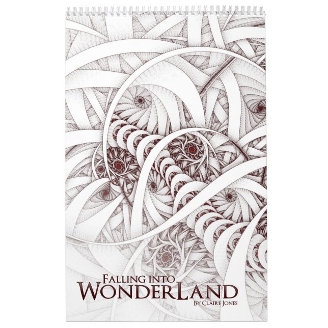 Calendrier Mural Fractale en spirale "en baisse" (Protection)