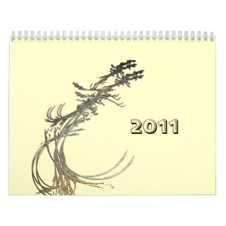 Calendrier Mural Fractales 2011 d'Anjo Lafin