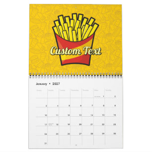Calendrier Mural Frites